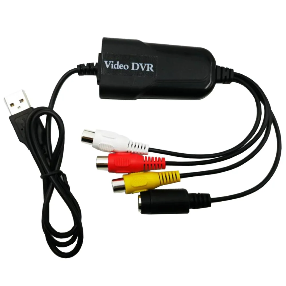 USB 2.0 Video Capture Card No Need to Install the Drive CVBS/AV & S-Video to USB 2.0 Use for Cameras & DVD Support Windows 10 USB 2.0 Video Capture Card No Need to Install the Drive CVBS/AV & S-Video to USB 2.0 Use for Cameras & DVD Support Windows 10