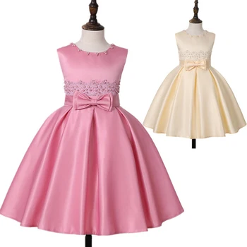 

Princess Costume Kids Dresses For Girls Clothing birthday Wedding Pageant Party Dresses Girls Dress Big Bow For Girl Clothes