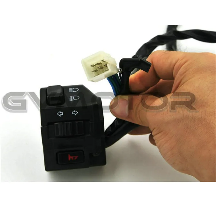 Interruptor de motocicleta cromado de aluminio para interruptores Harley Davidson Controlador universal de motocicleta Sistema eléctrico faro Interruptor de motocicleta cromado de aluminio para interruptores Harley Davidson Controlador universal de motocicleta Sistema eléctrico faro