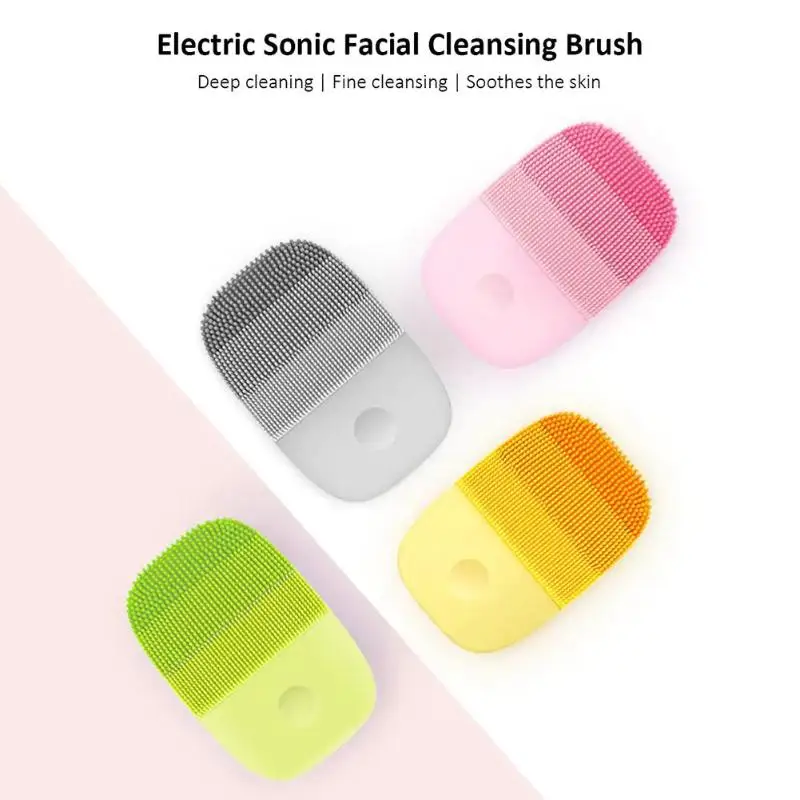 Xiaomi Youpin inFace Sonic Face Deep Cleansing Brush Waterproof Ultrasonic Skin Massager for IPX7 Silicone Cleansing Device