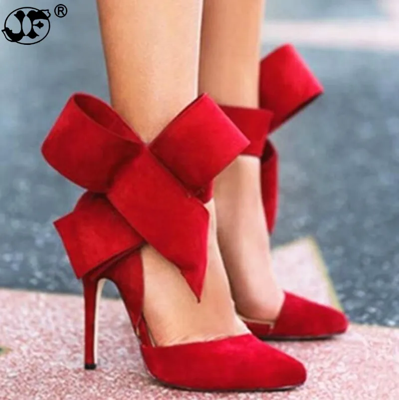 pumps with big bow