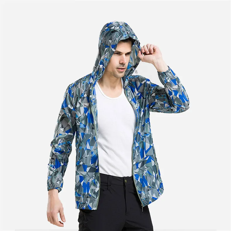 Couple Windbreaker Jackets Women Men Spring Summer Unisex Coats Women Plus Size Casual Sunscreen Clothing Ultrathin Rainproof 07