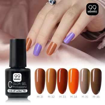 

MSHING99 Gel Nail Polish UV Vernis Semi Permanent Primer Top Coat 7ML Nail Gel Varnish Nail Art Manicure Gel Lak Polishes Nails