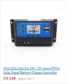 3A 6V 12VDC PWM регулятором солнечного заряда Регулятор 3,2 V 3,7 V 7,4 V 11,1 V 12,6 V