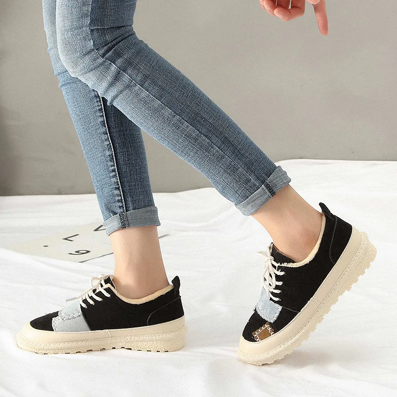 JINBEILEE New Ugly Cute Female Skateboard Shoes Thick Bottom Breathable Wind Wild Flat Patch Shoes Casual Shoes JINBEILEE New Ugly Cute Female Skateboard Shoes Thick Bottom Breathable Wind Wild Flat Patch Shoes Casual Shoes