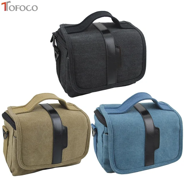 Special Price TOFOCO Canvas Vintage DSLR SLR Camera Shoulder Bag Men's Vintage Canvas Leather Military Messenger Bag For Canon For Nikon Special Price TOFOCO Canvas Vintage DSLR SLR Camera Shoulder Bag Men's Vintage Canvas Leather Military Messenger Bag For Canon For Nikon