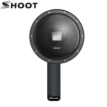 SHOOT 6 inch Dome Port for Gopro Hero 5 Black Sport Action Camera With Floaty Bobber Underwater for GoPro Hero5 Dome Accessories