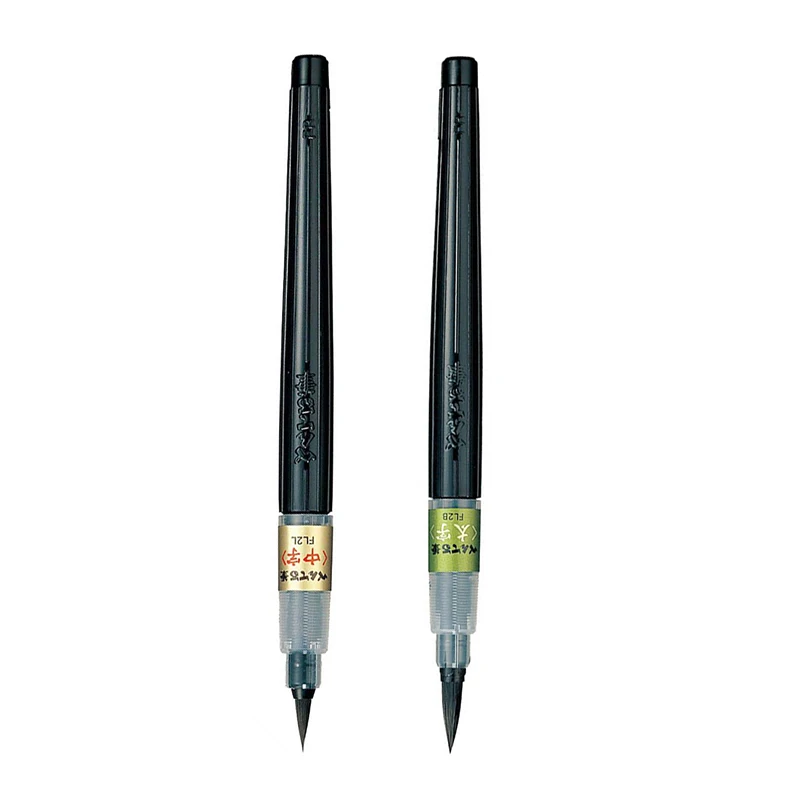 Preise Pentel Fude Pinsel Stift Tragbare Kalligraphie Kunst Marker Für Manga Schriftzug Schreiben Stifte Medium Bold Extra Feine Spitze Nachfüllbar