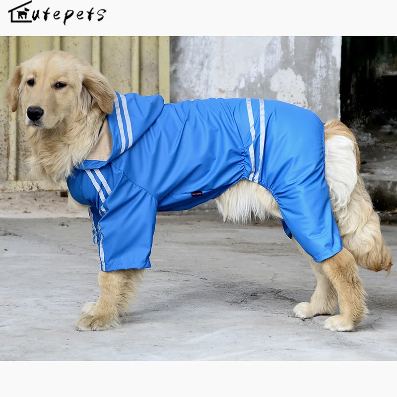 Raincoat for Dogs Out Door Walking Waterproof Coat for Large Dog