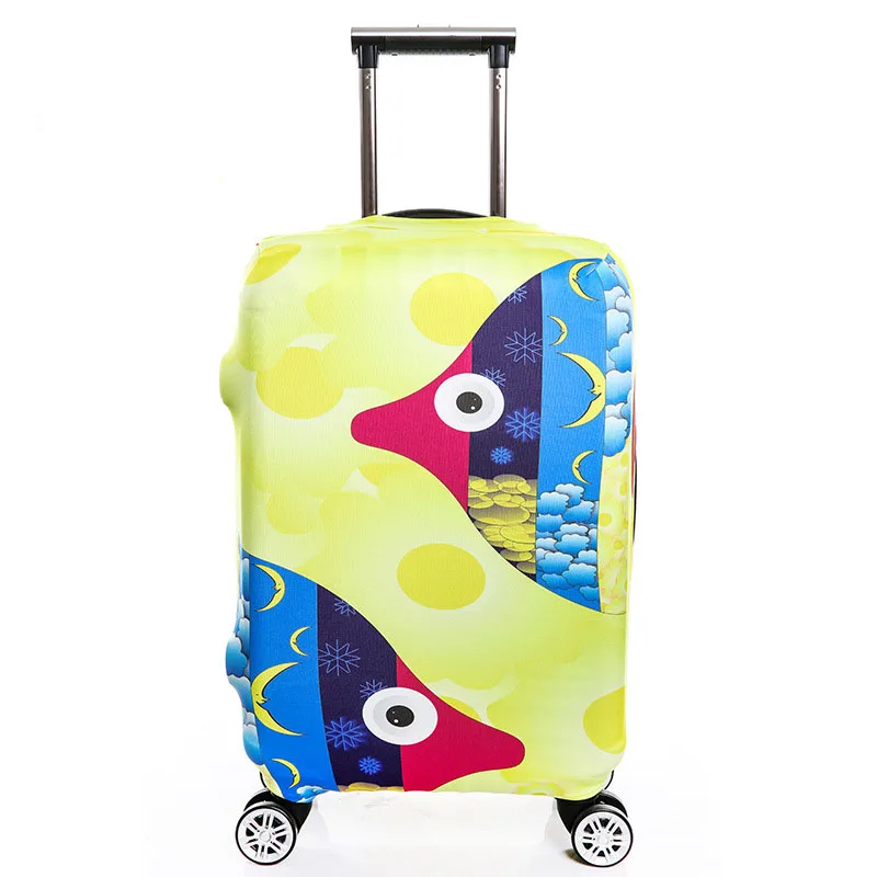 TRIPNUO чехол для чемодана для путешествий эластичный чехол для чемодана на колесиках с цветами чехол для костюма 18-32 дюймов защитный чехол для женщин и мужчин аксессуары - Цвет: 6