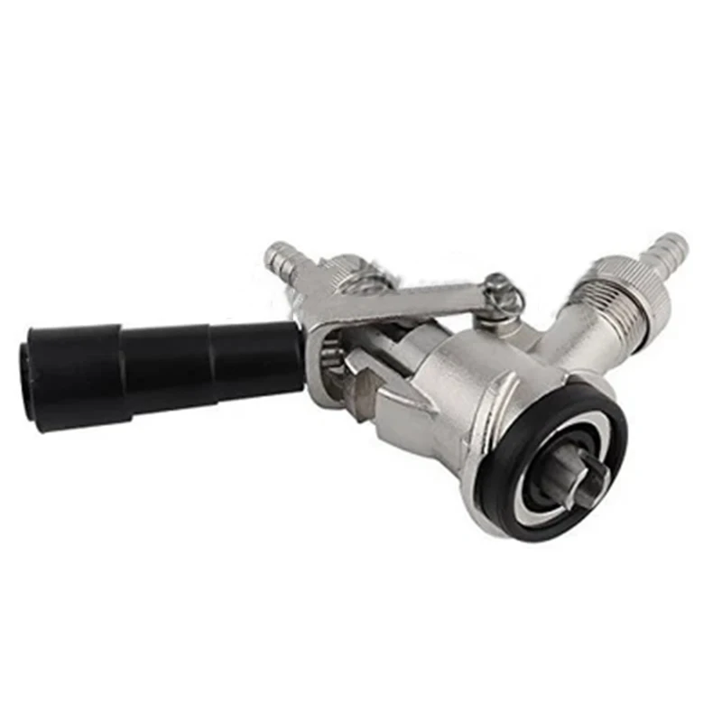 S Type Homebrew Beer Tap Keg Coupler Handle Draft Beer Dispenser For Home Wine Brew with Air Relief Valve Beer Faucet Tool