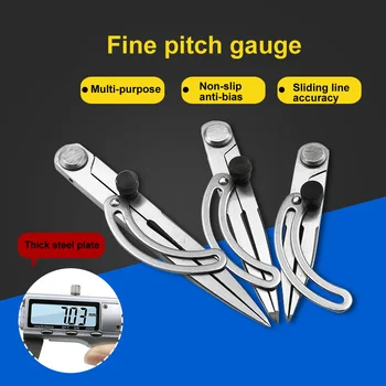 

Leather Craft 2 Sizes DIY Edge Creaser Stitch Sewing Spacing Adjustable Leather Metal Craft Marking Tools Rotating Tool Scriber