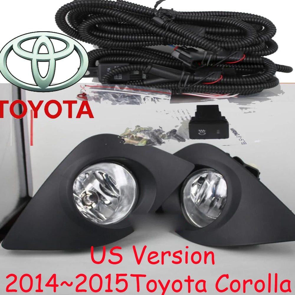 

US Version! Corolla fog light,2014~2015,2pcs/set+wire of harness,Corolla halogen light,Free ship! Corolla headlight; Corolla