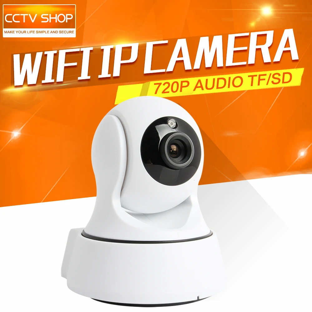 HD 720P 1 0MP WIFI PTZ IP Camera IR Cut NightVision Two Way Audio CCTV Security