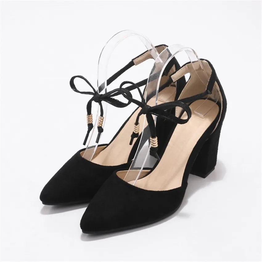 D'orsay/туфли-лодочки на высоком каблуке Женская обувь на высоком каблуке женские Вечерние туфли на шпильке каблук «рюмочка» размера плюс 33-40, 41, 42, 43, 44, 45, 46, 47, 48 - Цвет: Черный
