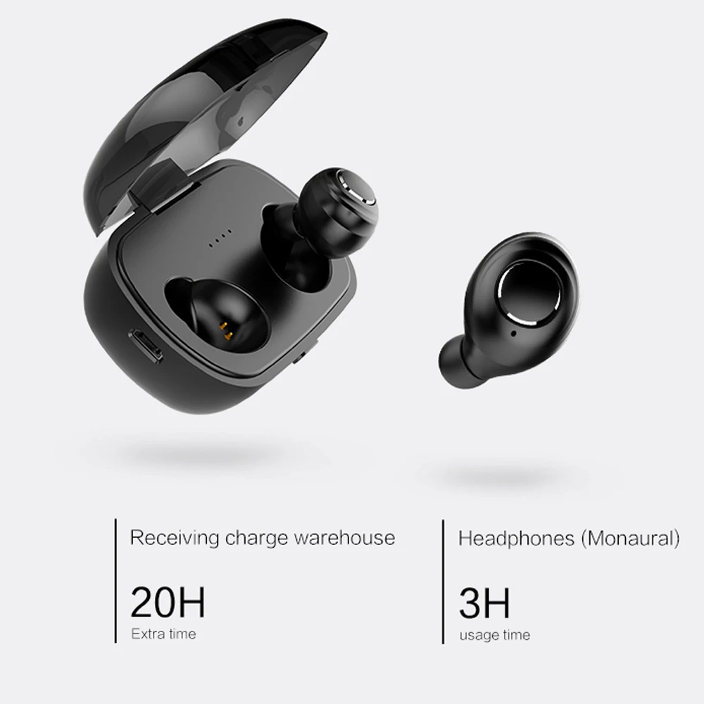 TWS 5.0 X8 Bluetooth In-Ear Wireless Mini Bluetooth Headset Waterproof Sports Smart Connection with Charging Box