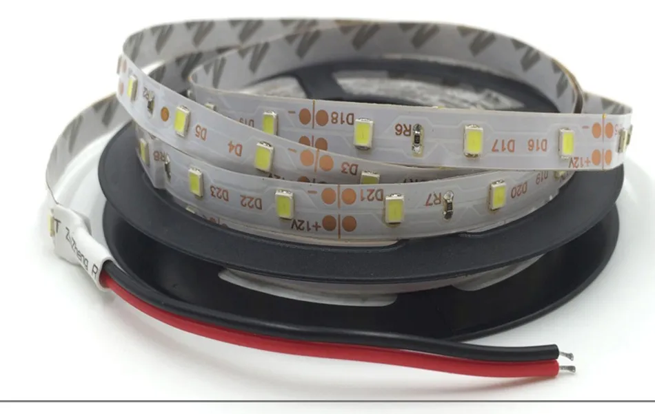 5M White LED Strip 3528 SMD 60ledsM Non Waterproof Warm white Blue Red Green Yellow light emitting Diode LED Tape Ribbon String (15)