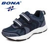 BONA New Fashion Style Children Casual Shoes Hook & Loop Boys Loafers Mesh Girls Flats Comfortable Outdoor Fashion Sneakers ► Photo 3/6