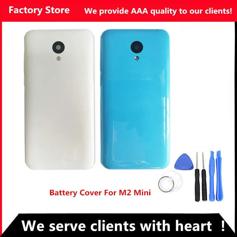 

Q&Y QYJOY 5 inch Battery Cover For Meizu M2 MINI Battery Back Cover Door Case housing Sim Stray Camera Lens+ Buttons