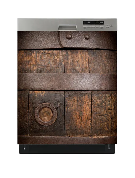 

Wholesale 3D Old Wooden Pattern Dishwasher Refrigerator Freeze Sticker Art Fridge Door Cover Wallpaper Kitchen Wall Stickers