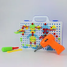 Детские DIY головоломки сборка дрели ручная разборка винтовые гайки развивающие игрушки