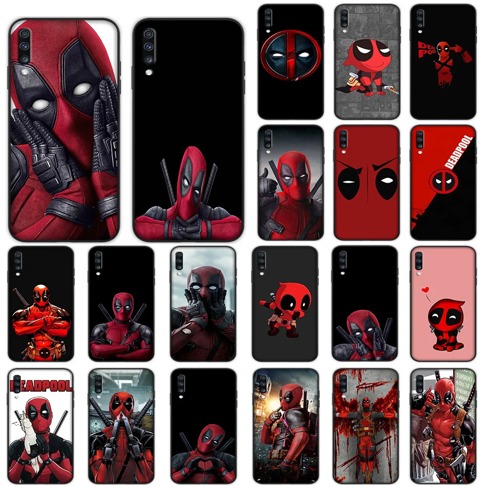 

Marvel Deadpool Soft Case for Samsung Galaxy A5 A6 A7 A8 A9 Plus A10 A20 A30 A40 A50 A60 A70 M40 Cover
