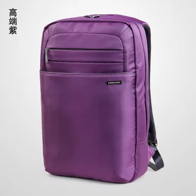 Kingsons, мужской рюкзак, женский, 15,6 дюймов, защита от кражи, водонепроницаемый, для школы, двойной наплечный ранец, рюкзак для путешествия, бизнес, школьная сумка - Цвет: Сливовый