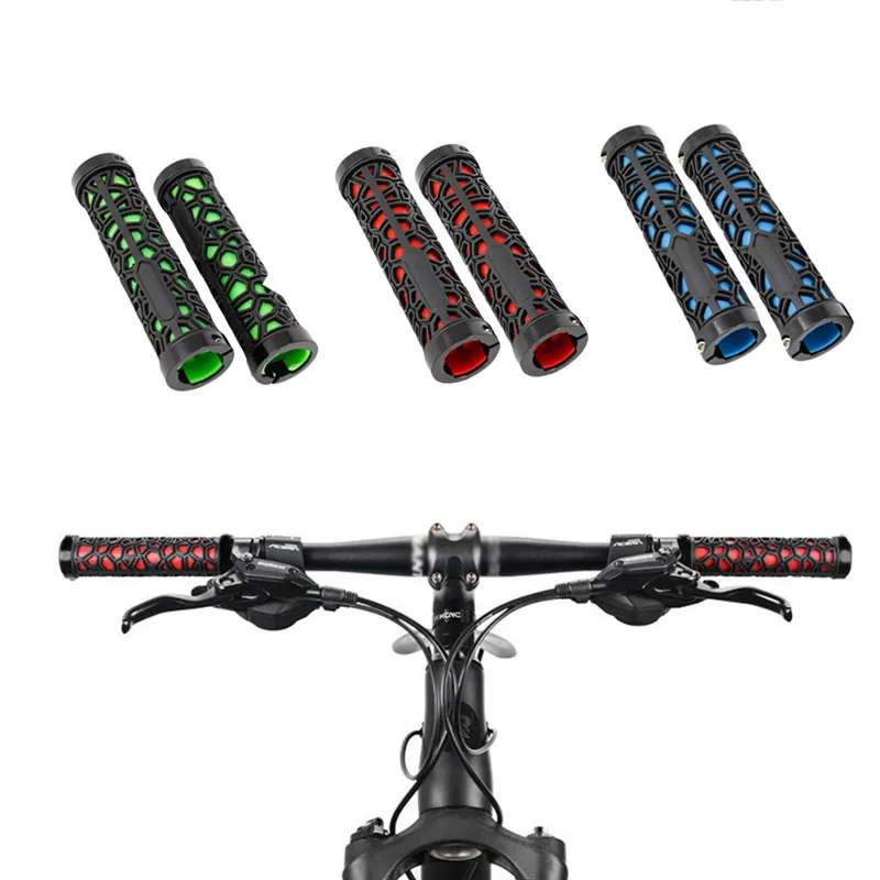 MTB Mountain Bike Bicycle Handlebar Grips Cycling Lock-On Ends