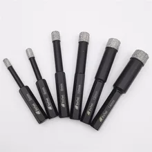 2pcs Dry drilling bits with Hex shank for granite marble ceramic tile glass Vacuum Brazed diamond drill bits 2pcs Dry drilling bits with Hex shank for granite marble ceramic tile glass Vacuum Brazed diamond drill bits