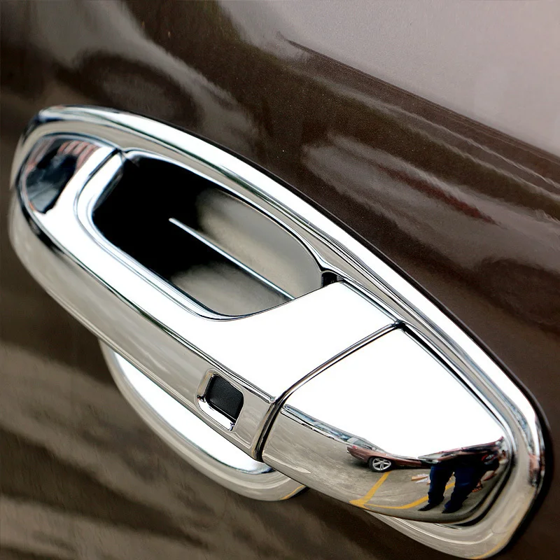 car chromium styling handle door bowl modified decorative refit exterior parts outside sequins protector FOR Kia KX5 car chromium styling handle door bowl modified decorative refit exterior parts outside sequins protector FOR Kia KX5