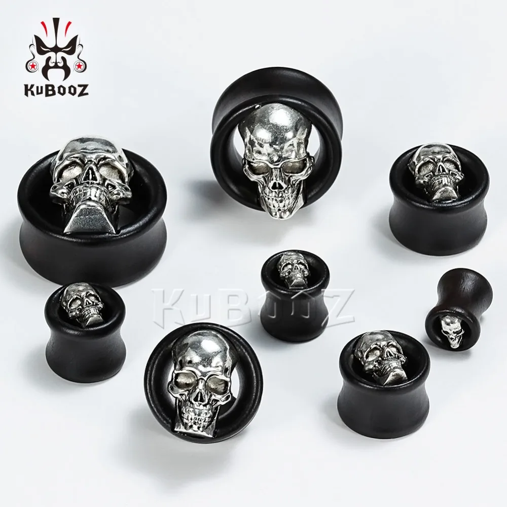 mens faux gauge earrings