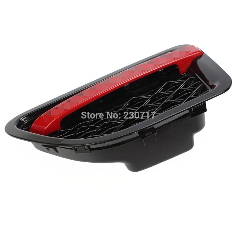 Черно красная решетка радиатора RANGE ROVER SPORT Wing SIDE VENT AIR для LAND 06 09|grill red|range rover grillrange