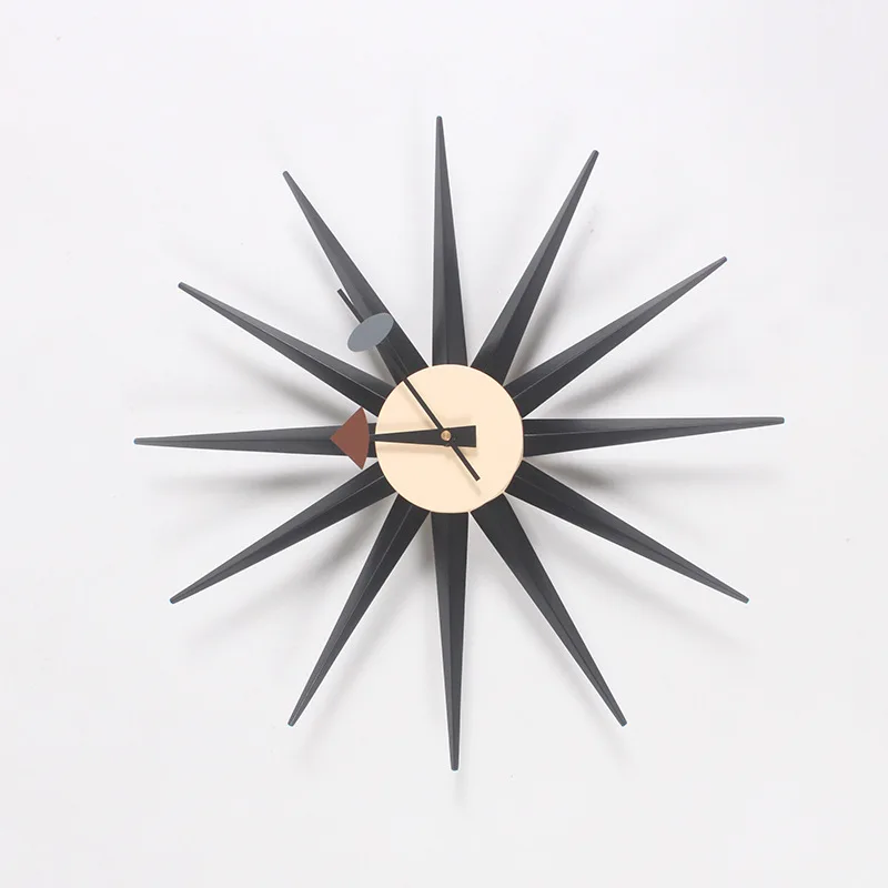 

New Modern Watch Wooden Quartz Needle Fashion Wall Clock Horloge Real Big 48CM Wall Clock Home Decoration Simple Clock Watches