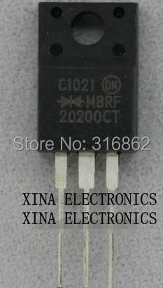 

MBRF20200CT MBRF20200 MBRF 20200CT 20A 200V TO-220 ROHS ORIGINAL 10PCS/lot Free Shipping Electronics composition kit