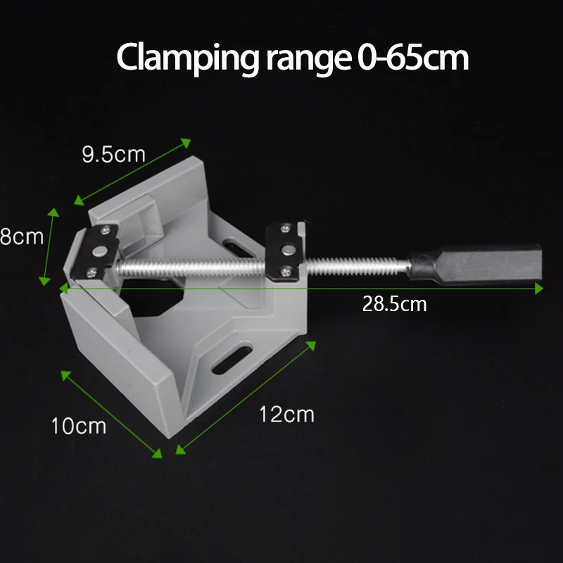 

Aluminum Single Handle Right Angle Clamp Angle Clamp Photo Frame Woodworking Kit