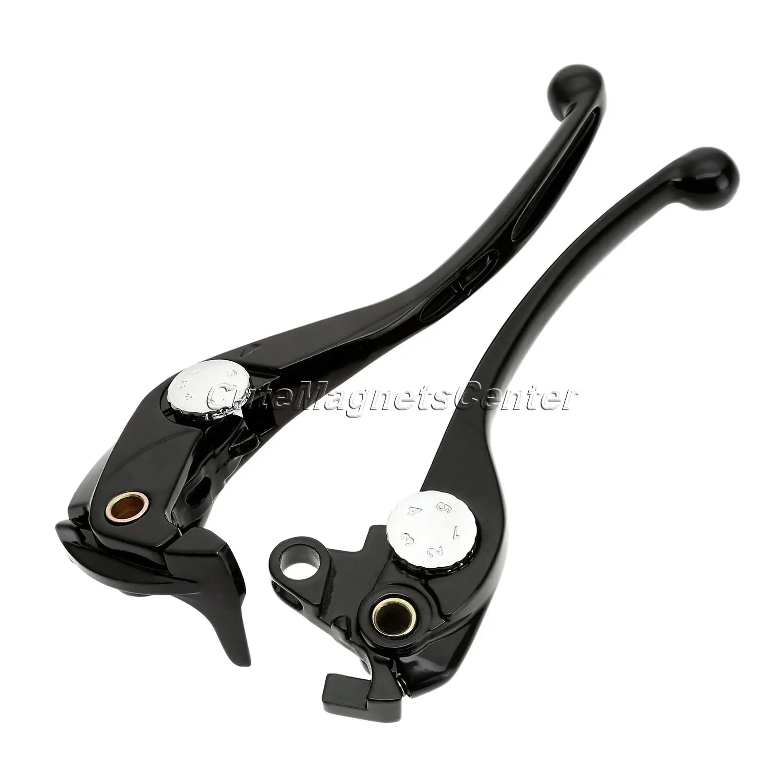 1Pair Aluminum Black Motorcycle Tmax Clutch Brake Hand Lever For2004