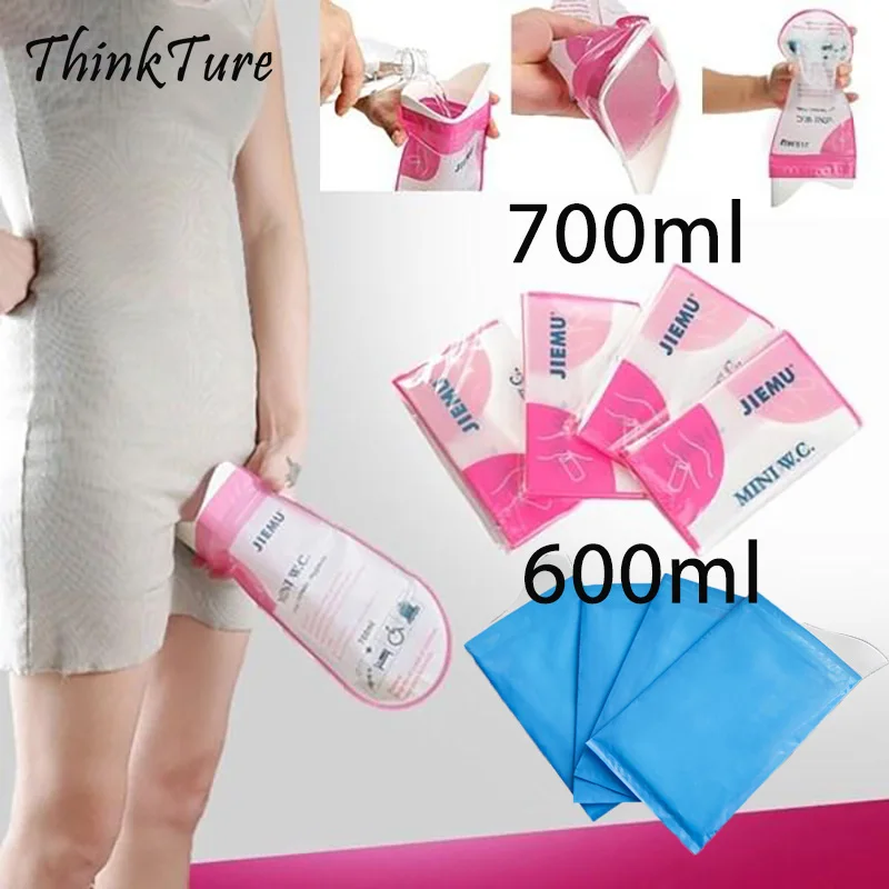 

4 Pcs Unisex Outdoor Camping Travel Emergency Tool Non-toxic Disposable Urine Bag Prevent Stink Mini Vomit Bags Carry Car Toilet