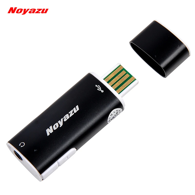 NOYAZU V17 Smallest Professional Voice Recorder 8G Mini Dictaphone USB Digital Audio Voice Activated Recorder MP3