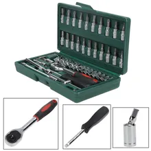 Home Car Repair Tool Sets Combination Tool Wrench Set Batch Head Ratchet Pawl Socket Spanner Screwdriver car repair tool set