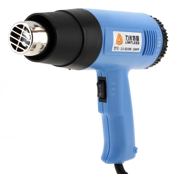 

1500W AC220V EU Industrial Electric Hot Air Gun Adjustable Volume Thermoregulator Heat Guns Thermal Hardware Power Tool