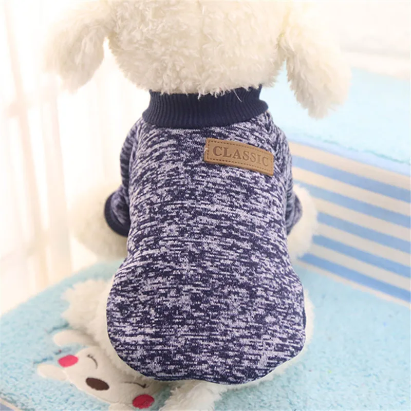 Горячая Одежда для собак для маленьких собак мягкий собачий свитер для кота Одежда для собак летняя одежда для чихуахуа классическая одежда для собак Ropa