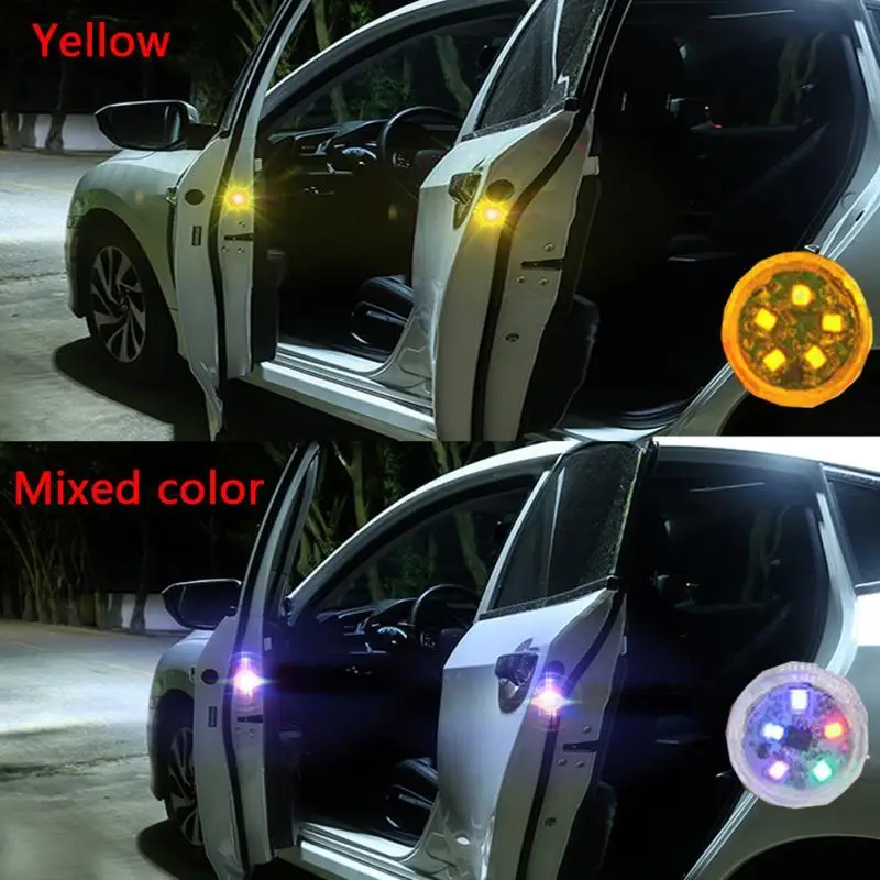

Wireless LED Car Opening Door Warning Lamp Magnetic Flash Strobe Signal Lights 3/5LEDs Red Anti Rear-end Collision Safety Bulb