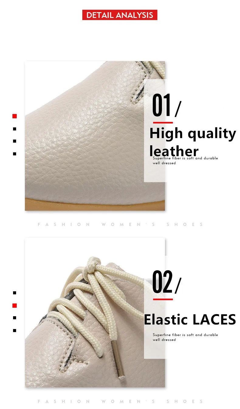 STS Brand Spring Women Genuine Leather Shoes Women Ballet Flats Lace up Chaussures Femme Fazz Oxford Flats Sneakers Pointed Toe (20)