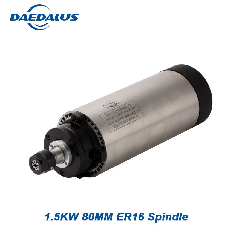 

CNC Spindle Motor 1.5KW Router Spindle ER16 80MM Milling Motor For CNC Engraver Router Machine
