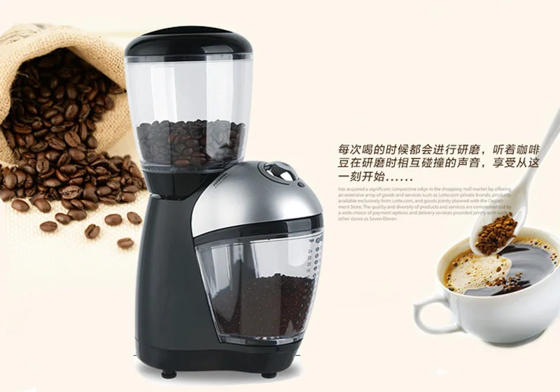 

Italian Professional electric Coffee Grinder Household coffee maker Free Shipping