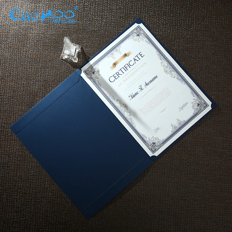 Cuckoo новые награды почетный сертификат Обложка на заказ A4 авторизация книга