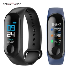 MAFAM M3 Color Display Smart Watch Men Women Heart Rate Blood Pressure 90mAh 0.96" Smart Bracelet Sport Watch Fitness Tracker