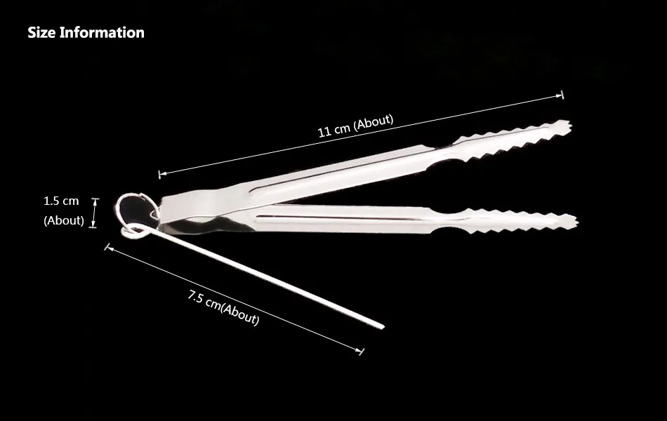 11 см очень мини металлический табак для кальяна уголь щипцы пинцет, водопровод/Sheesha/Chicha/наргиле аксессуары гаджет