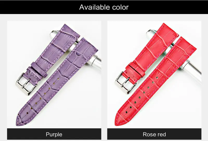 genuíno, rosa, 14, 16, 18, 20, 22 mm
