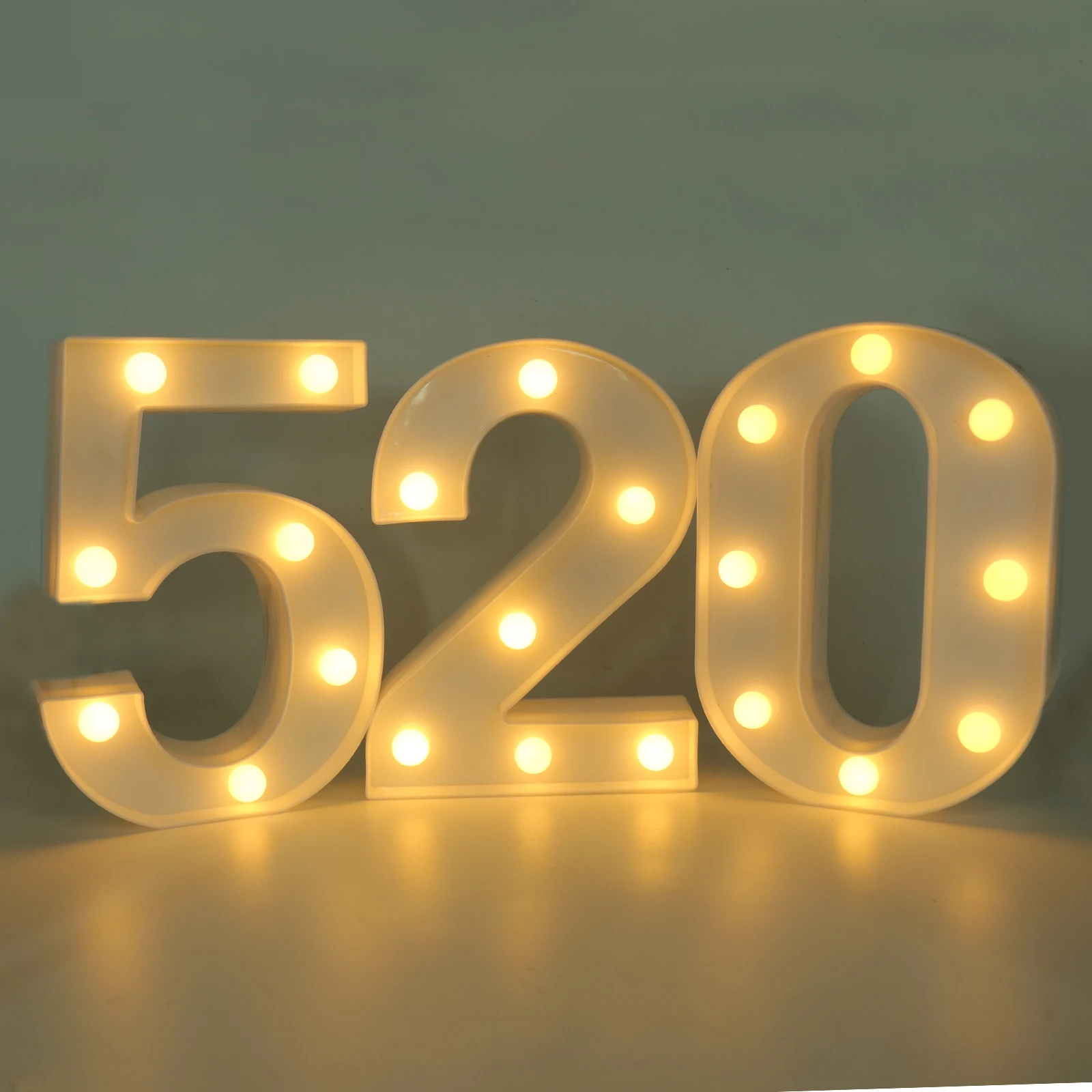 Aliexpress.com : Buy 1pcs LED Number Light Birthday Party Decoration ...